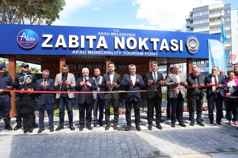 AKSU BELEDİYESİ’NDEN KEMERAĞZI’NA ZABITA HİZMET NOKTASI