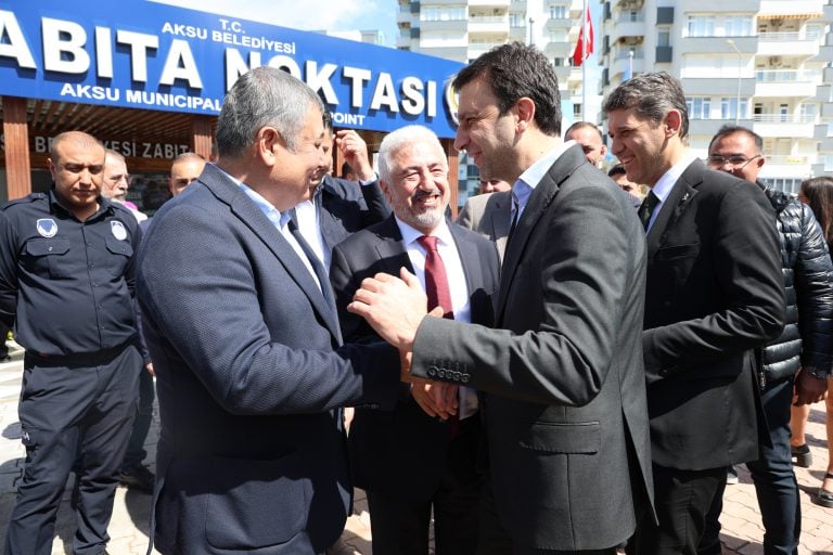 AKSU BELEDİYESİ’NDEN KEMERAĞZI’NA ZABITA HİZMET NOKTASI