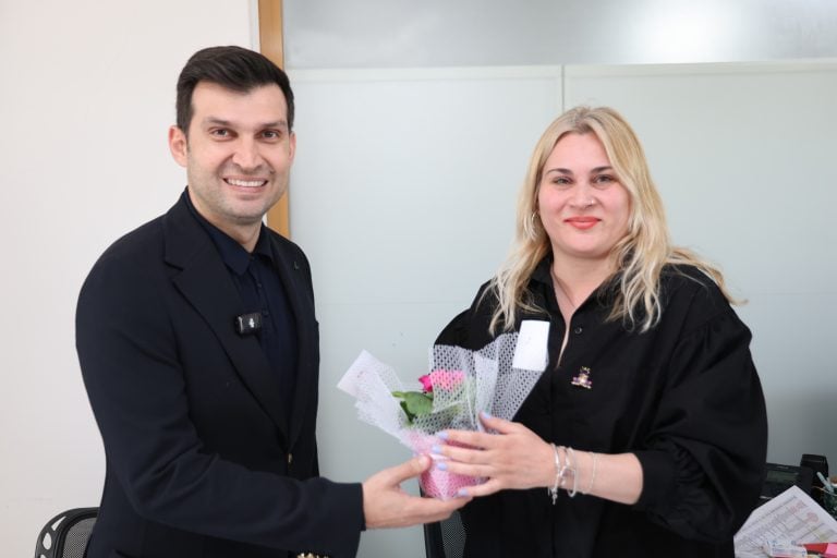 BAŞKAN YILDIRIM’DAN KADIN PERSONELE 8 MART JESTİ