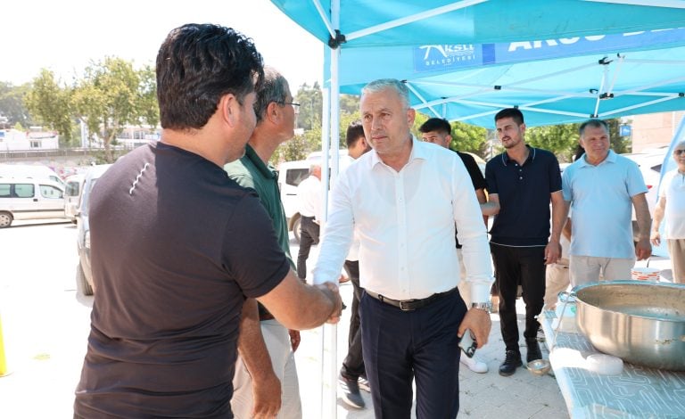 AKSU BELEDİYESİ’NDEN AŞURE İKRAMI
