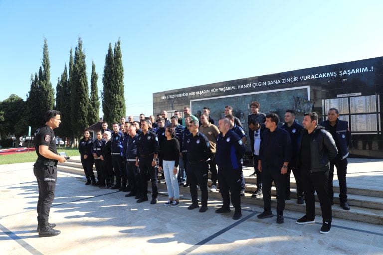 AKSU BELEDİYESİ ZABITA PERSONELİNE BİBER GAZI KULLANIMI EĞİTİMİ