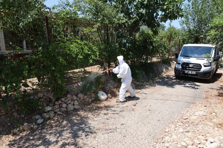 AKSU BELEDİYESİ’NDEN KENE YOĞUNLUĞUNA HIZLI MÜDAHALE