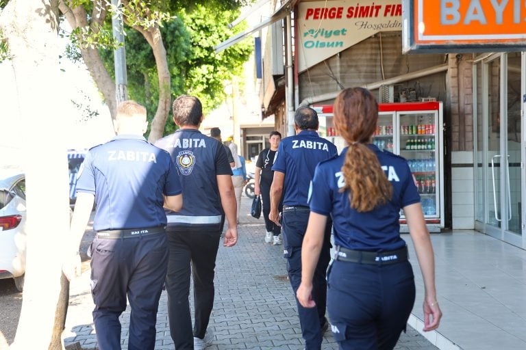 AKSU’DA KALDIRIMLAR İÇİN SIKI DENETİM: YAYA GÜVENLİĞİ ÖN PLANDA